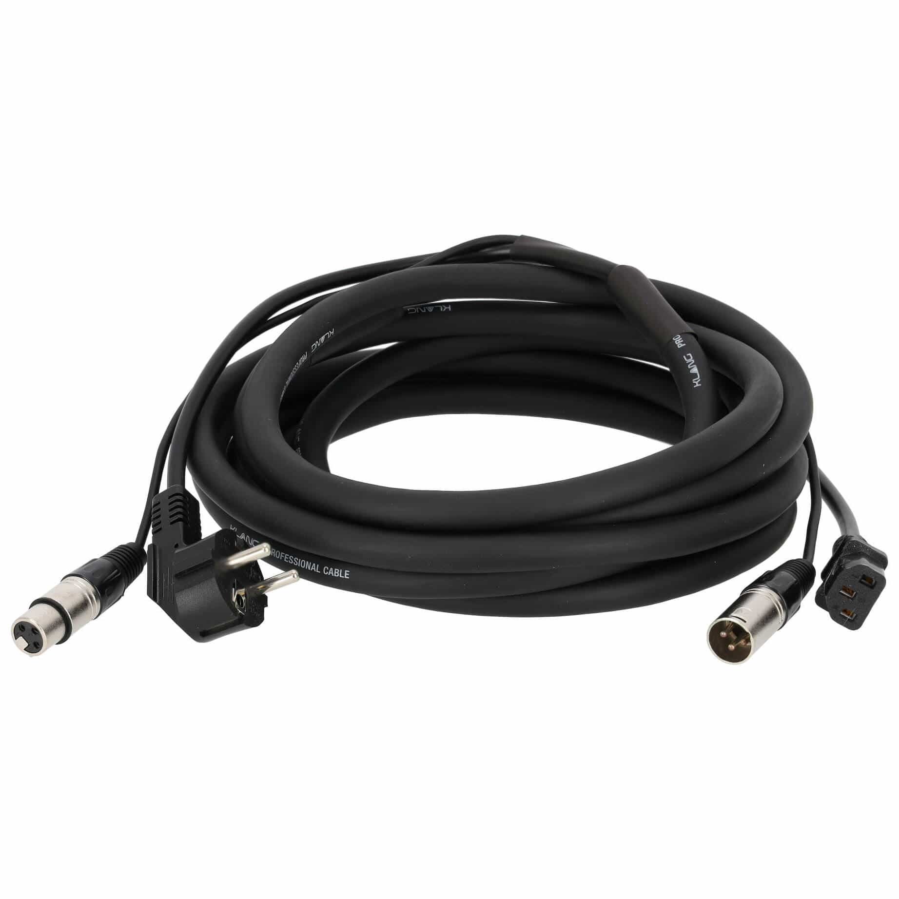 Klang Schuko-IEC XLR Hybridkabel 5 Meter 1