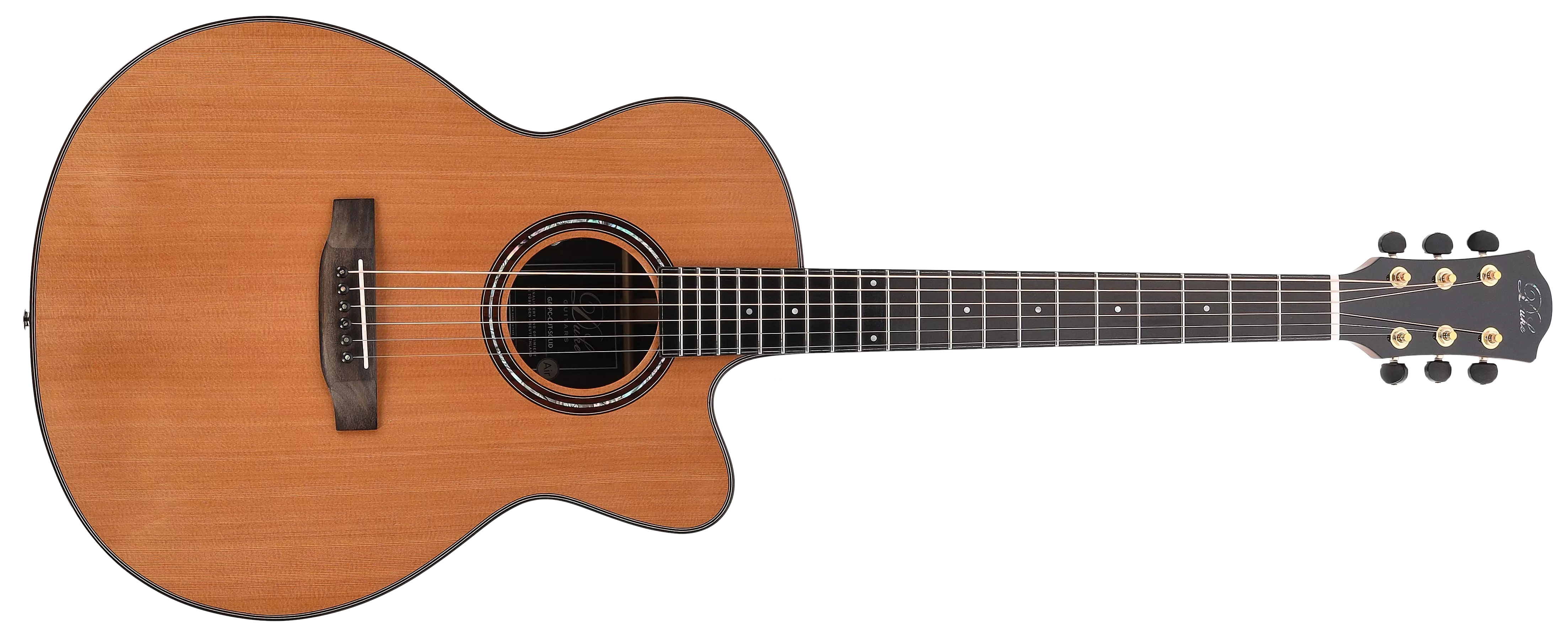 Duke Guitars GA-PC-Cut-Solid-Air 1
