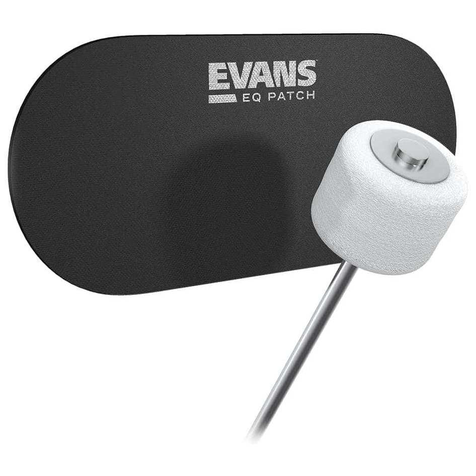 Evans - Evans EQPB2 - Evans EQ Double Pedal Patch - Black Nylon - 1