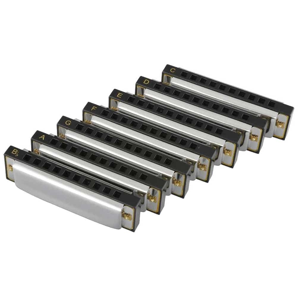 Hohner - Hohner Blues Harp Set 7 Tonarten - 1
