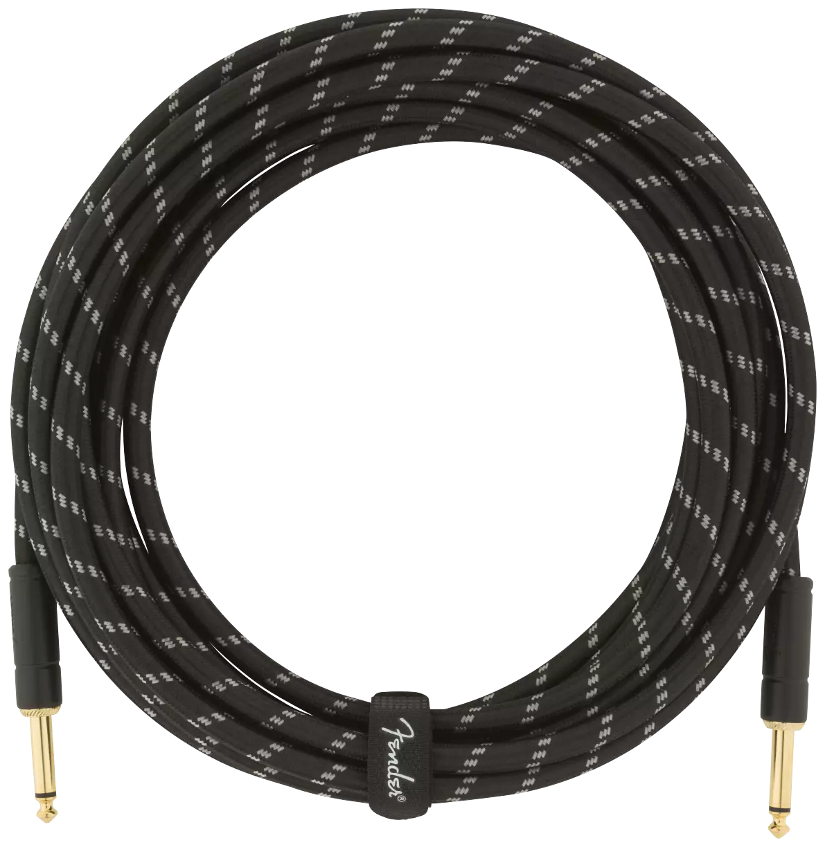 Fender Deluxe Series Instrumentenkabel  5,5 Meter Black Tweed 1
