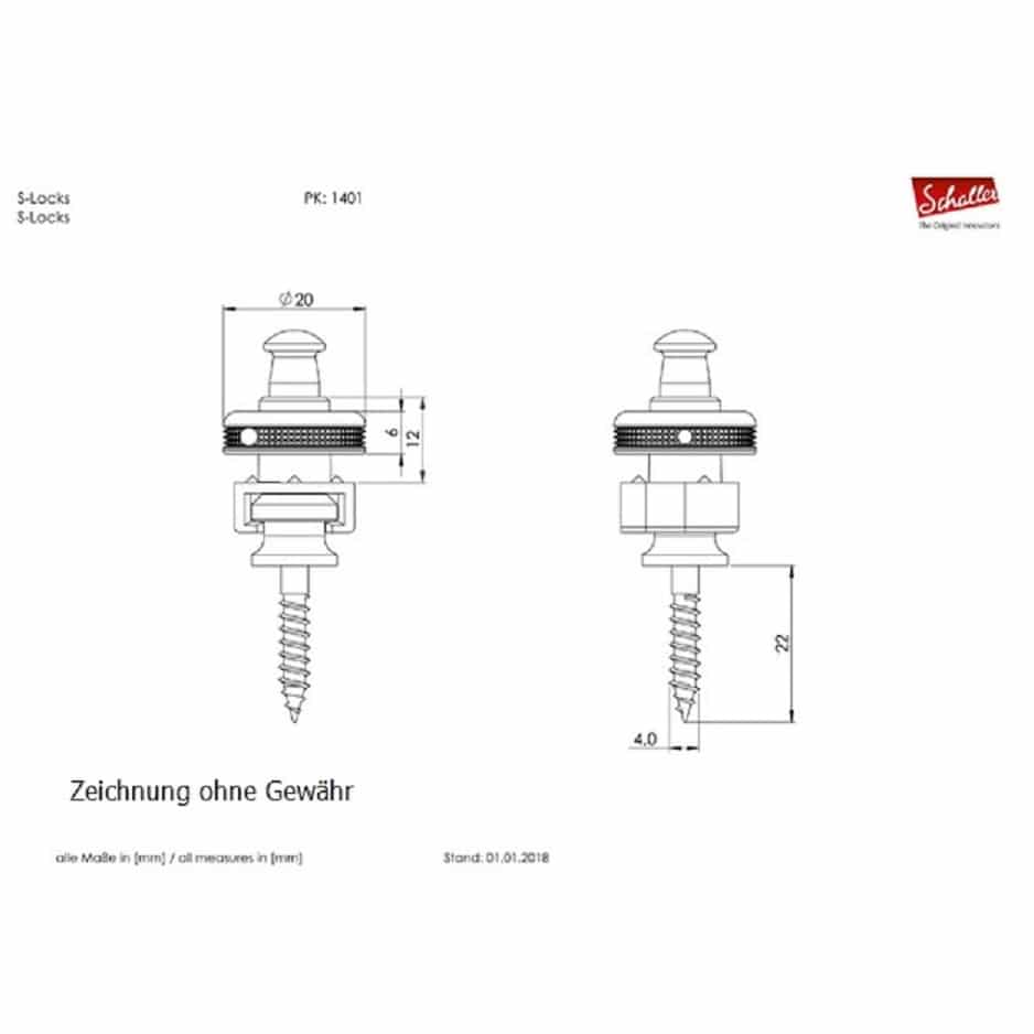 Schaller S-Locks Black Chrome 2