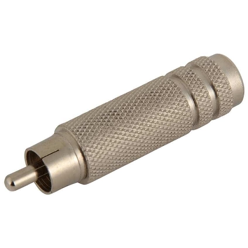 Klang - Klang Adapter Klinkenbuchse auf Cinchstecker Metall - 1