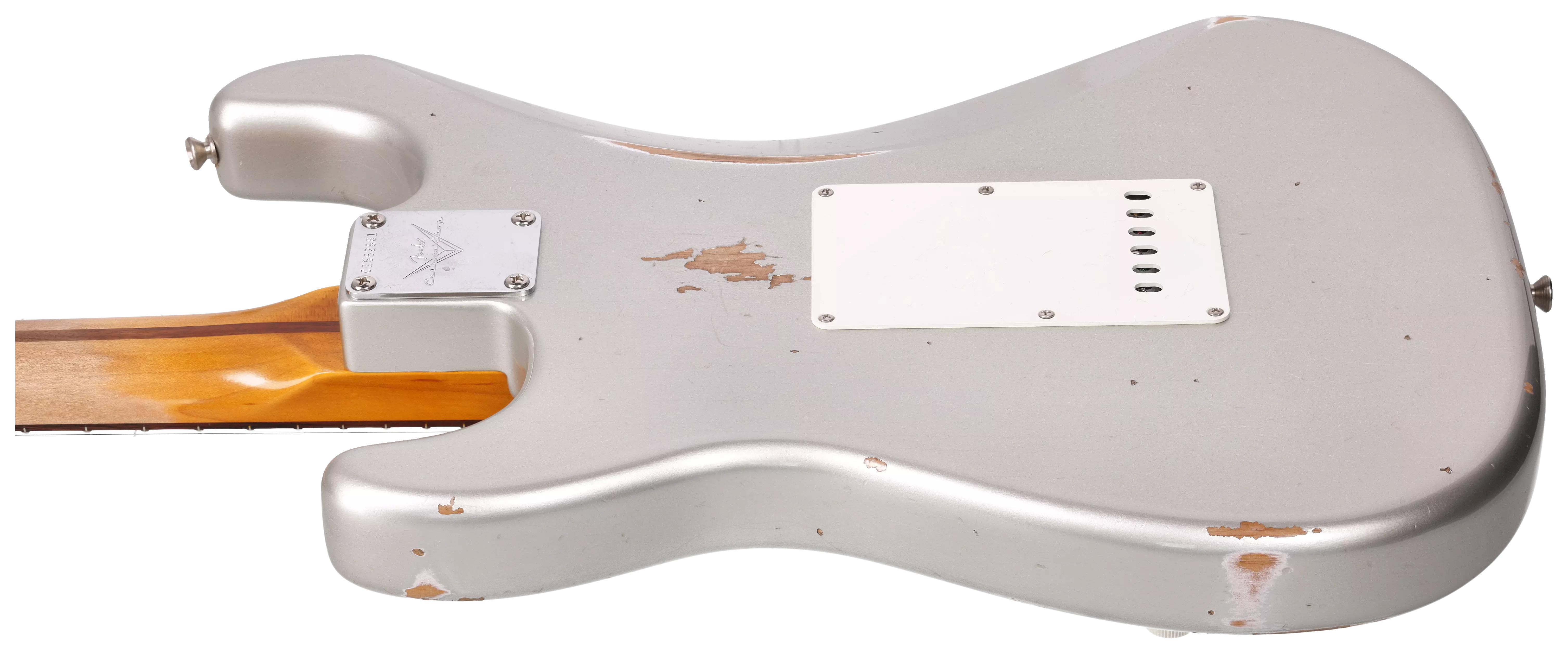 Fender Custom Shop 1963 Stratocaster Relic Aged Inca Silver Metallic #2 8