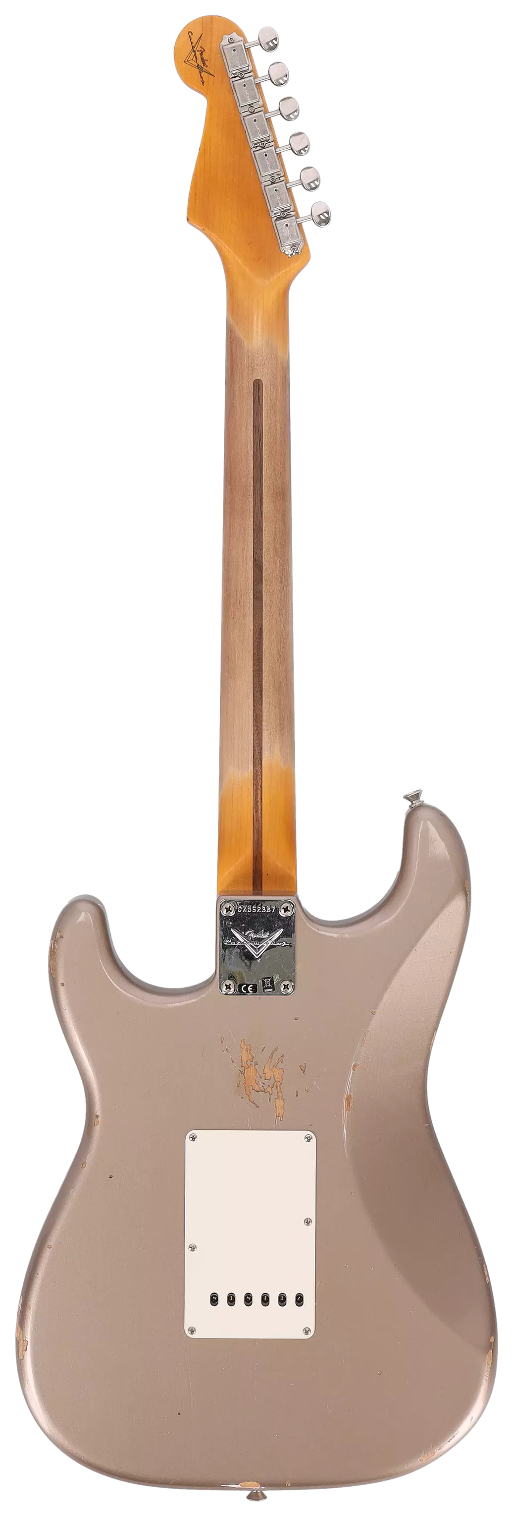 Fender Custom Shop 1963 Stratocaster Relic Aged Shoreline Gold Metallic 6