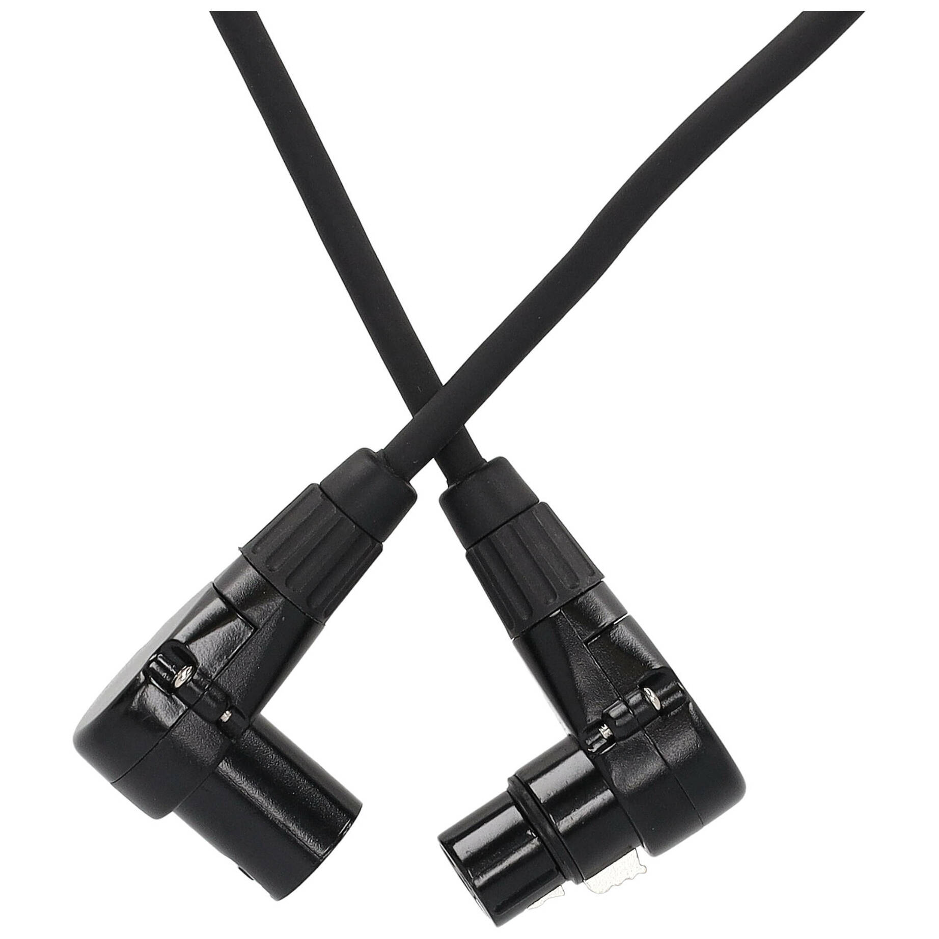 Klang Patchkabel XLR male 90°/XLR female 90° 0,50 Meter 2