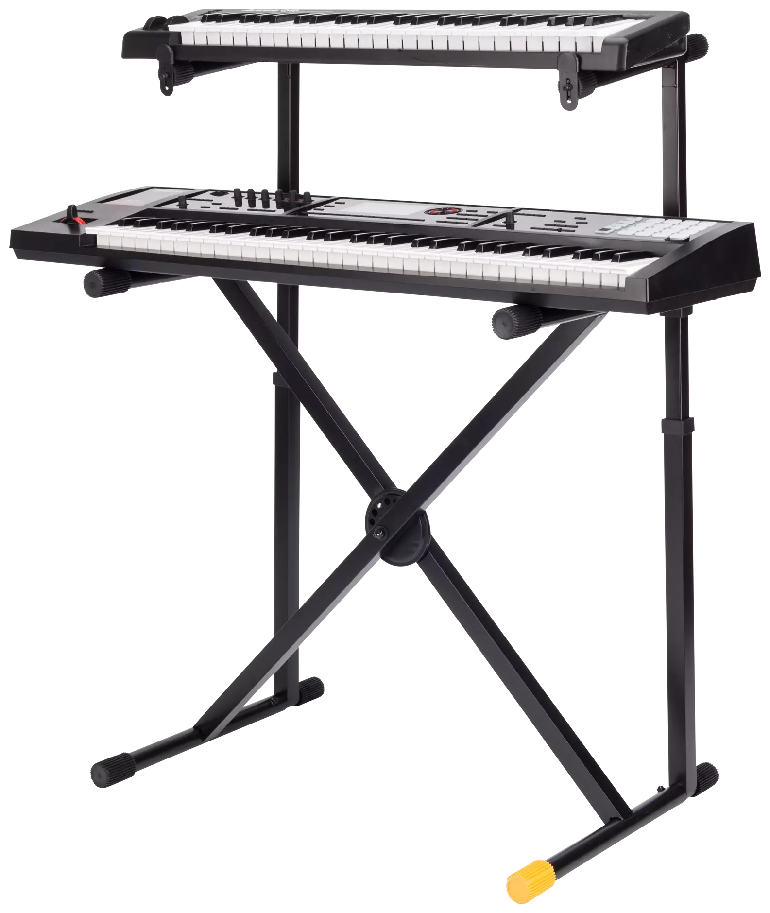Hercules HCKS-210B Double keyboard stand, EZ-LOK system, X-style 1