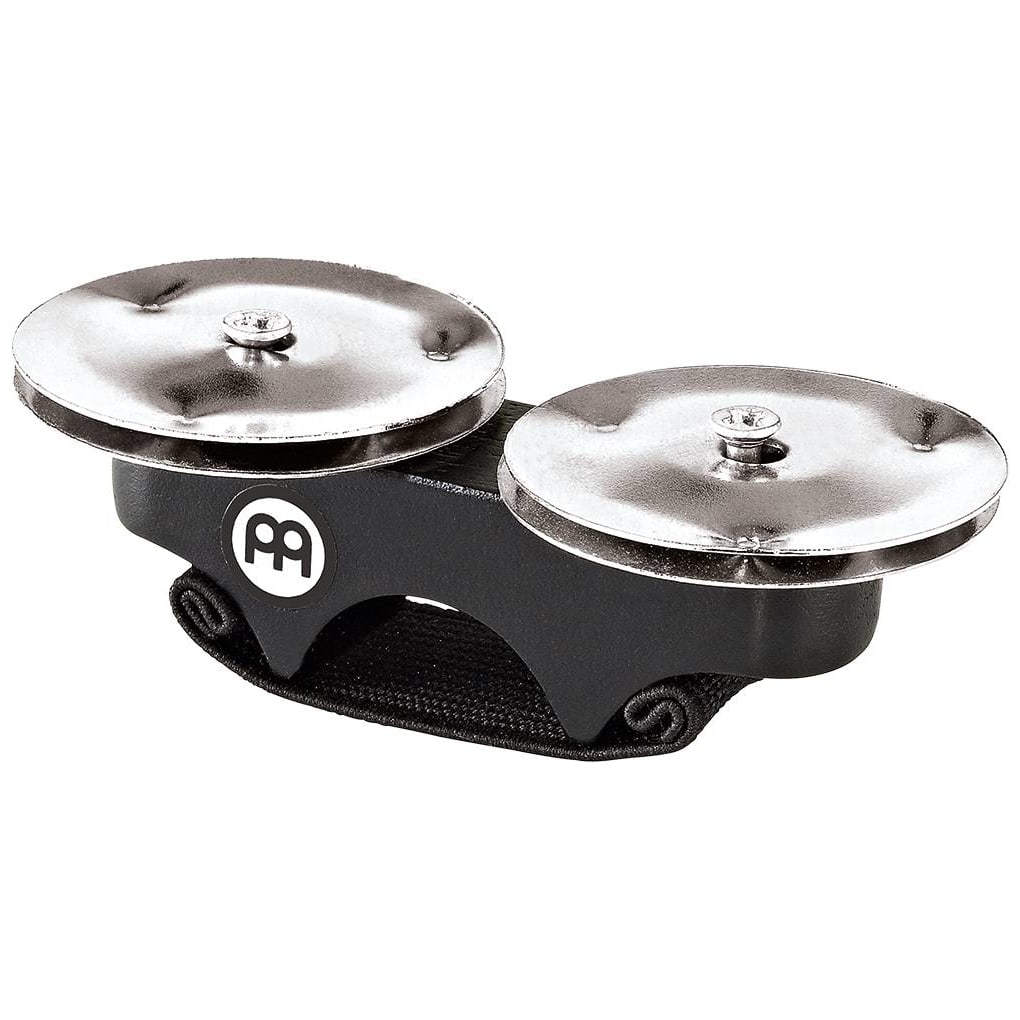 Meinl Percussion - Meinl Percussion FJS1S-BK - Finger Jingles, Stainless Steel