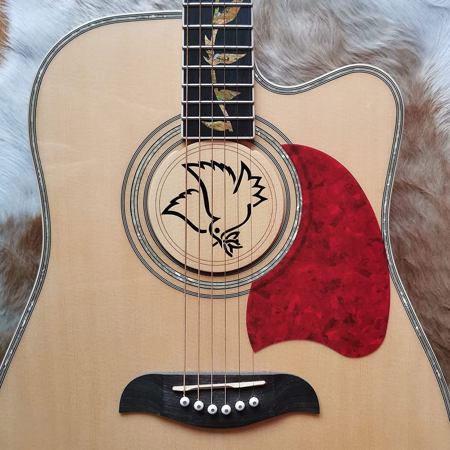  Soundhole Cover Bird 1
