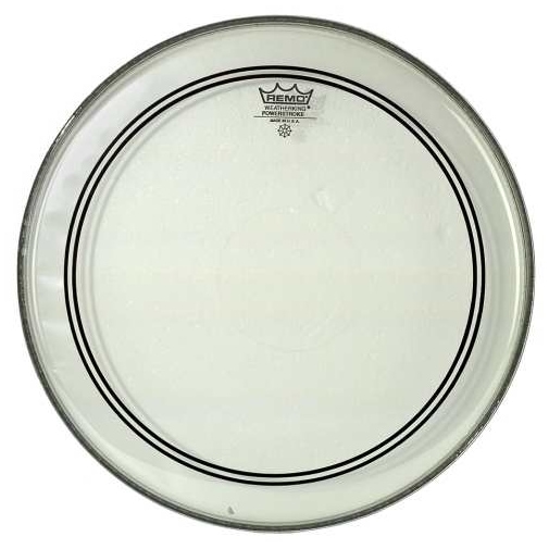 Remo Powerstroke 4 - Bass Drum Fell - 22 - Clear - 10007837-0