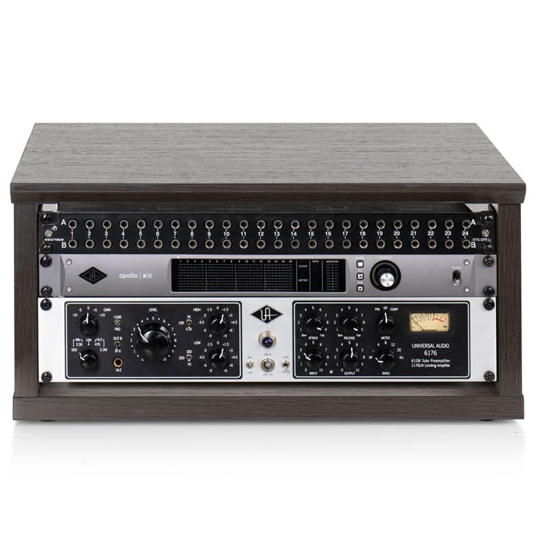  Desktop 4U Studio Rack Brown 1