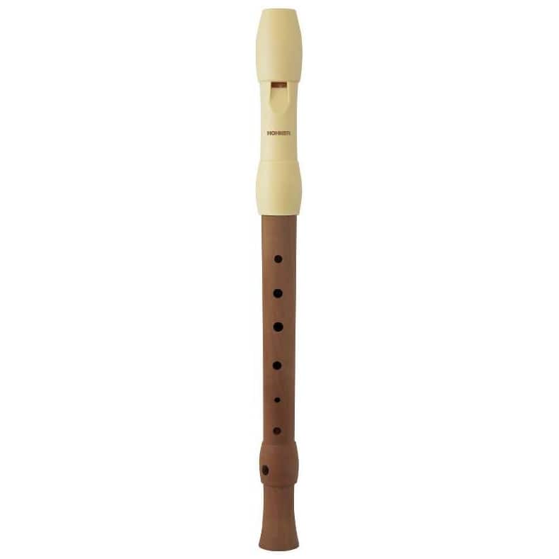 Hohner - Hohner Alegra Line Sopranblockflöte Deutsch zweiteilig Elfenbein