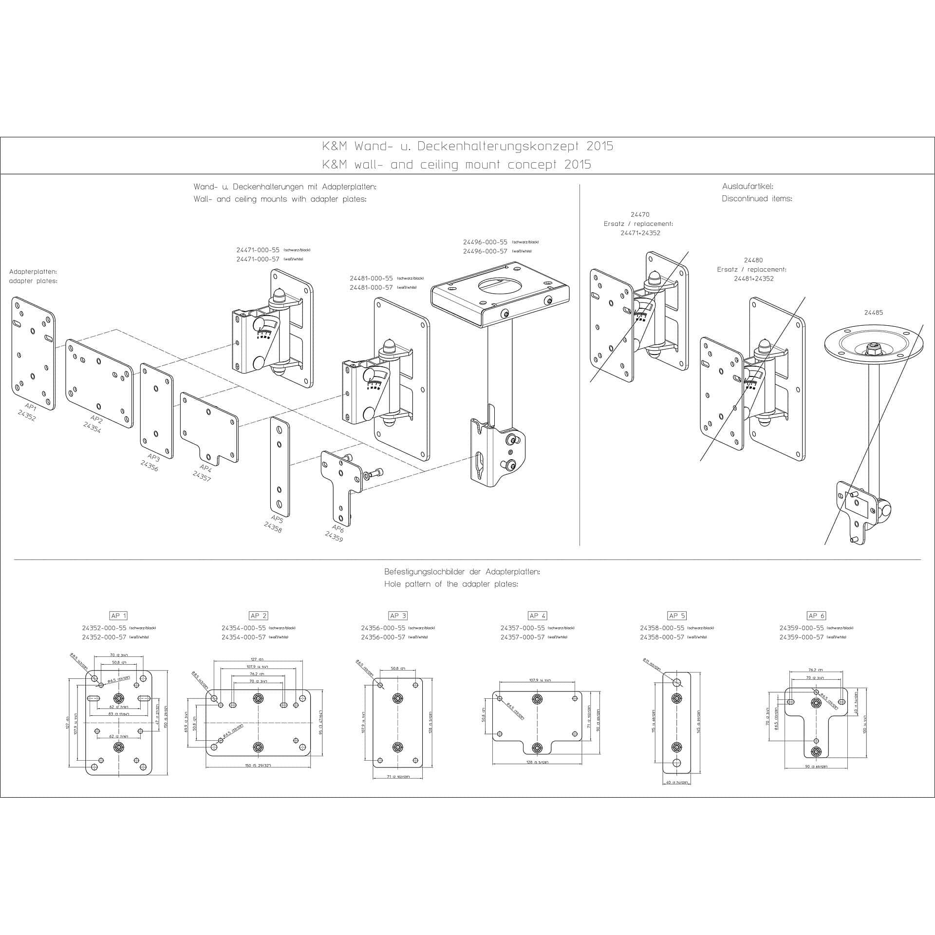König & Meyer 24471 Speaker wall mount 2