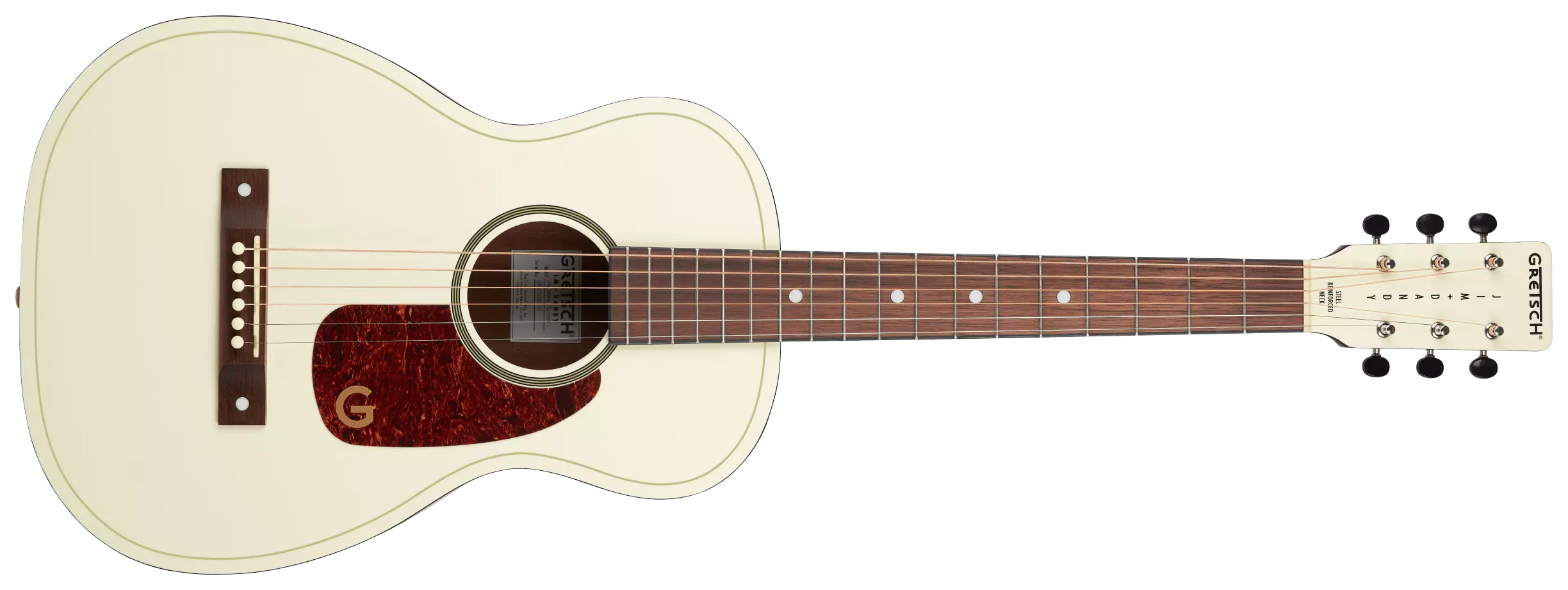Gretsch LTD Jim Dandy Parlor WLN Vintage White 1