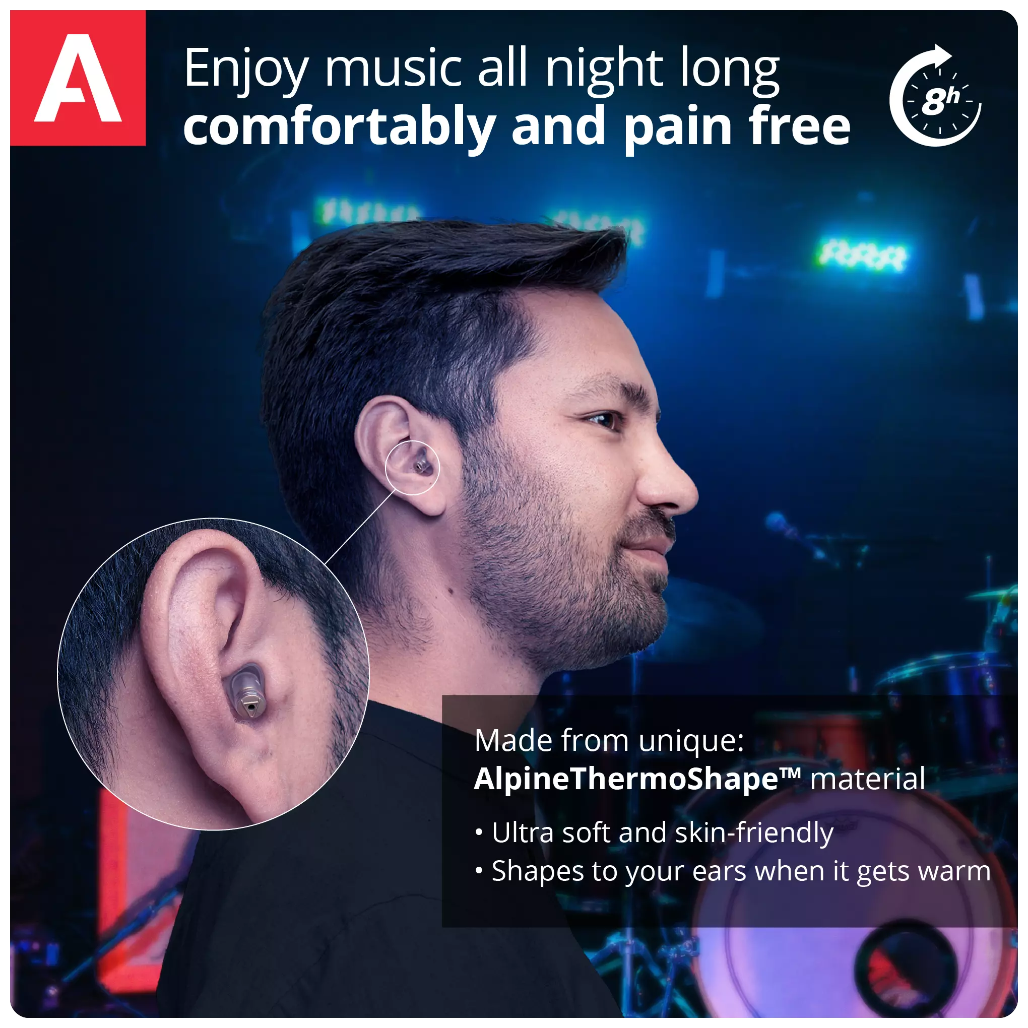 Alpine Hearing Protection MusicSafe Pro Black - Earplugs 2