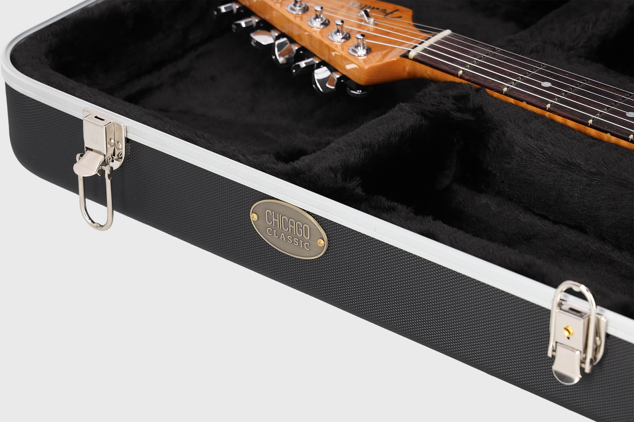Image of Chicago classic e gitarren abs koffer deluxe 4 grau 2100x1400