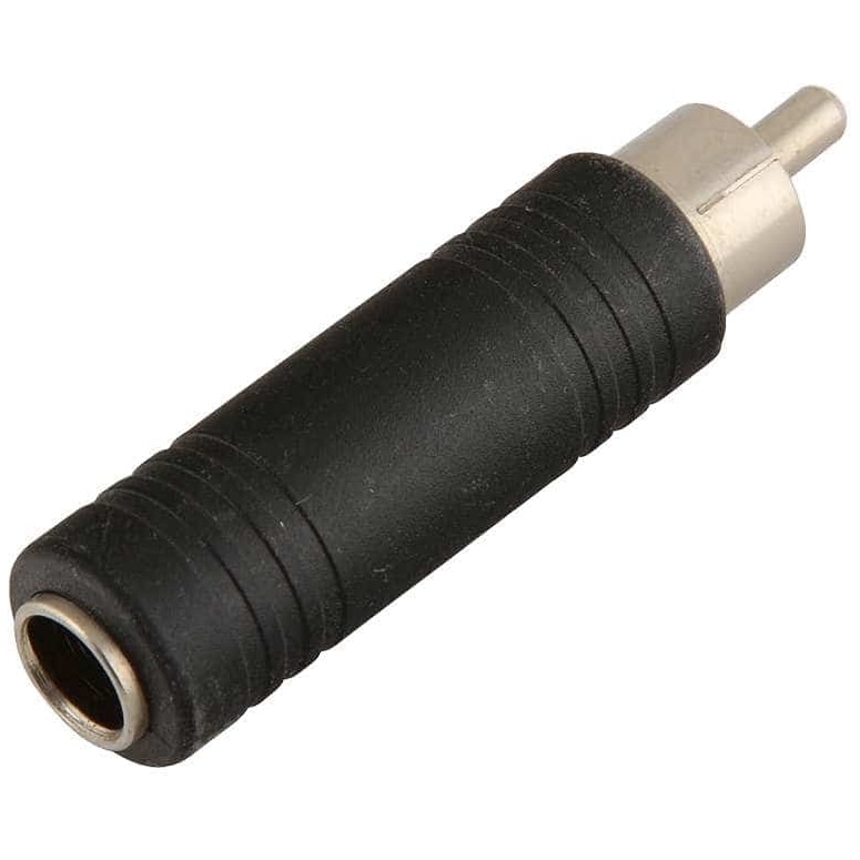 Klang - Klang Adapter Klinkenbuchse Mono 6,3 mm auf Cinch Male - 1