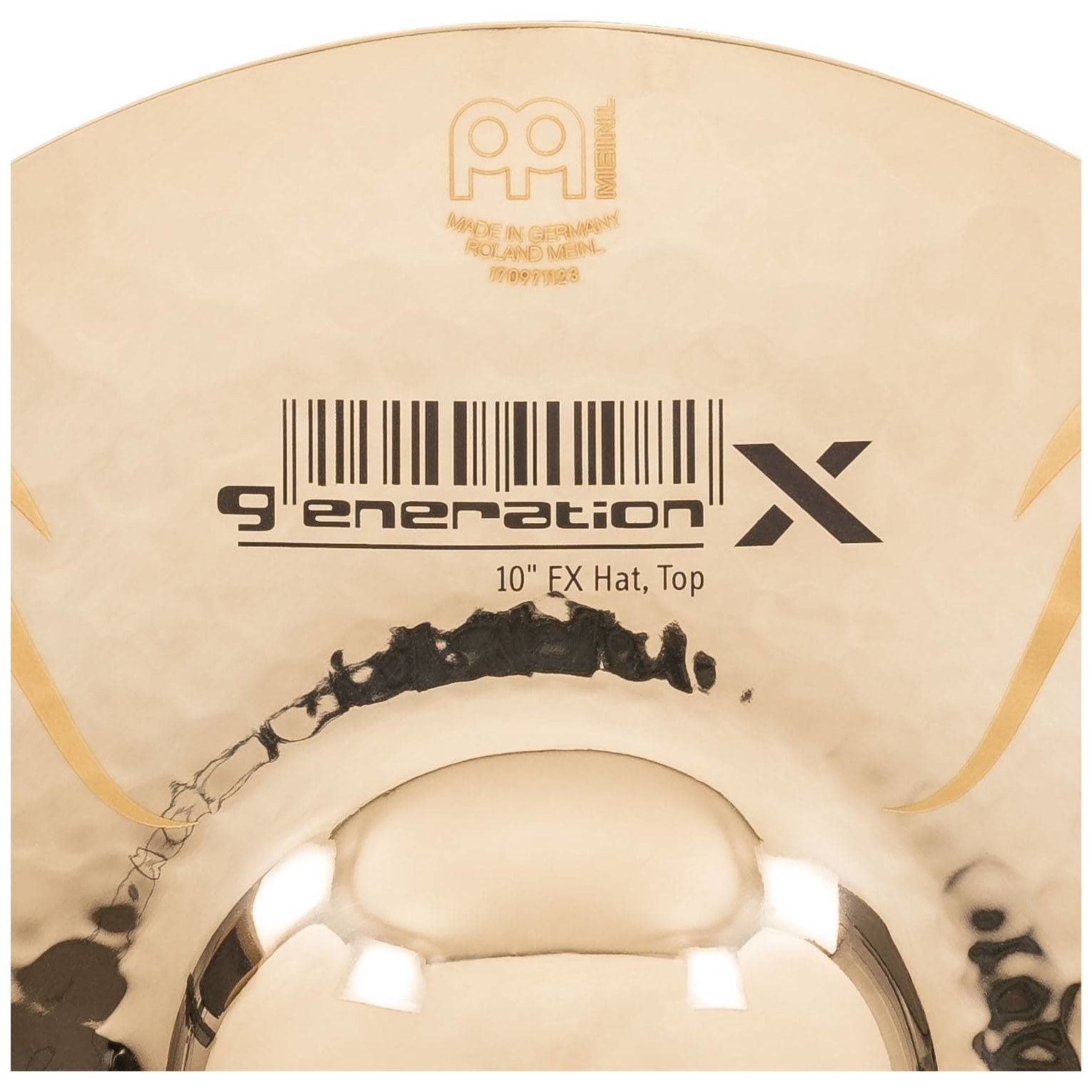 Meinl Cymbals - Meinl Cymbals GX-10FXH - 10 Generation X FX Hat - 6
