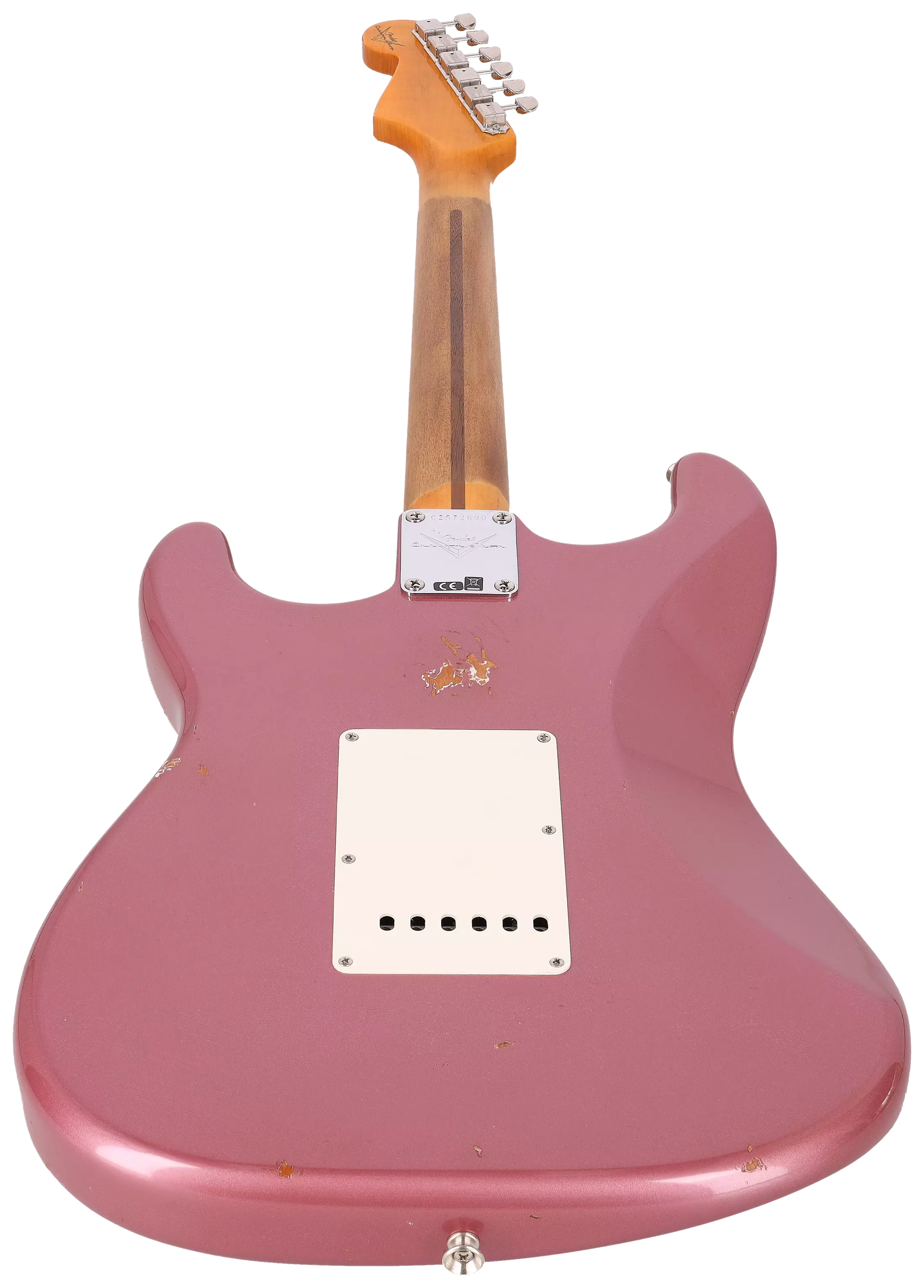 Fender Custom Shop 1963 Stratocaster Relic Aged Burgundy Mist Metallic #1 4