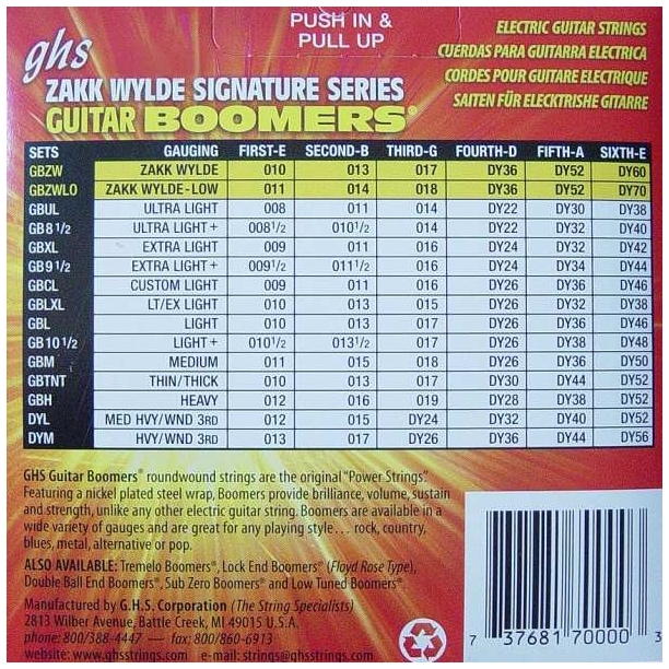 Image of Ghs gb zw zakk wylde sig  010 060 10012915 1