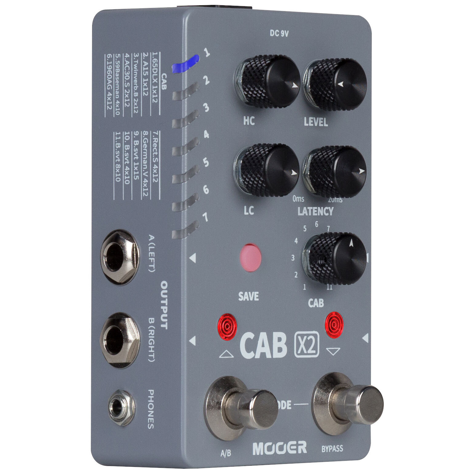 Mooer Cab X2 Stereo Cabinet Simulator 2