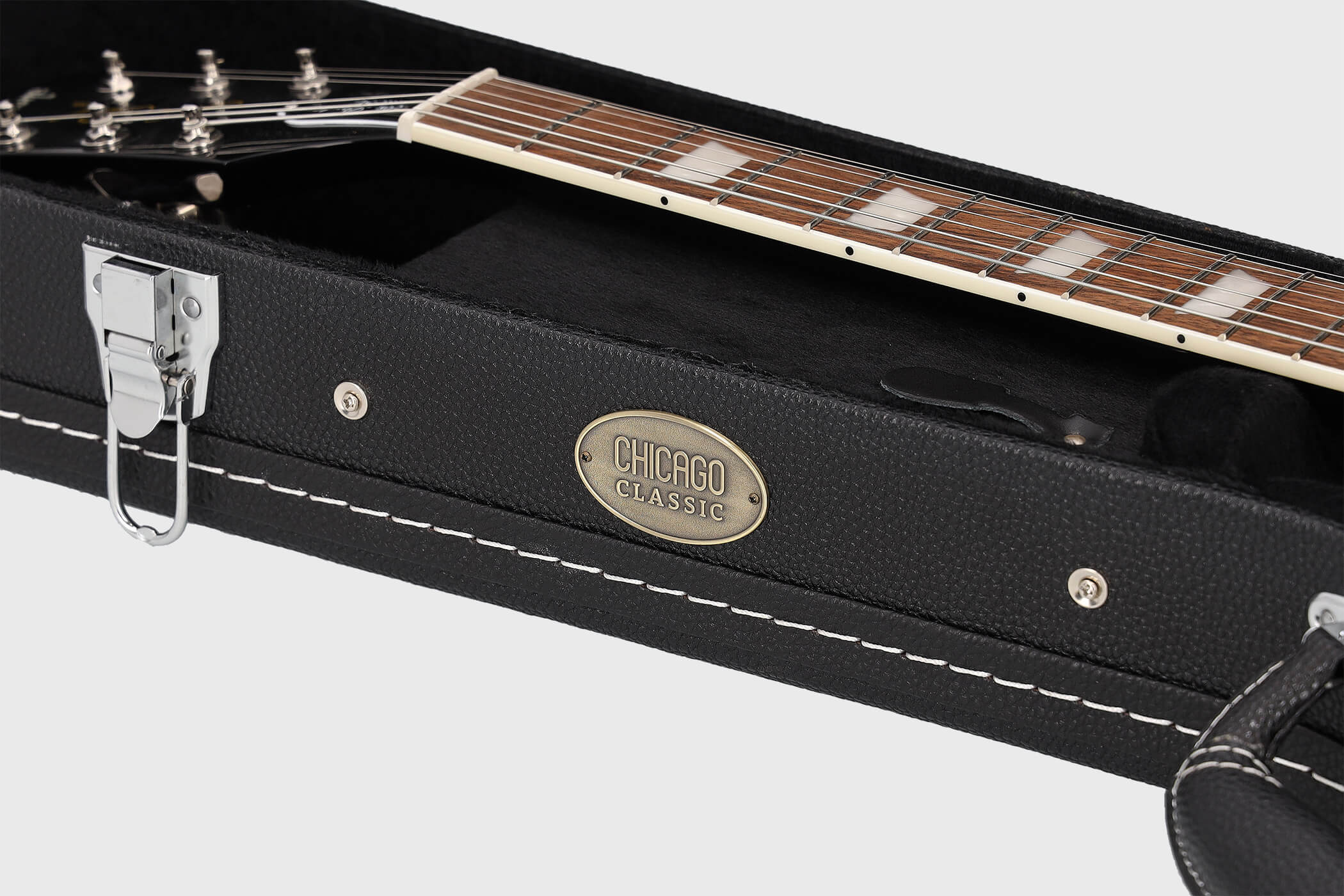 Image of Chicago classic e gitarre les paul koffer schwarz 6 grau 2100x1400