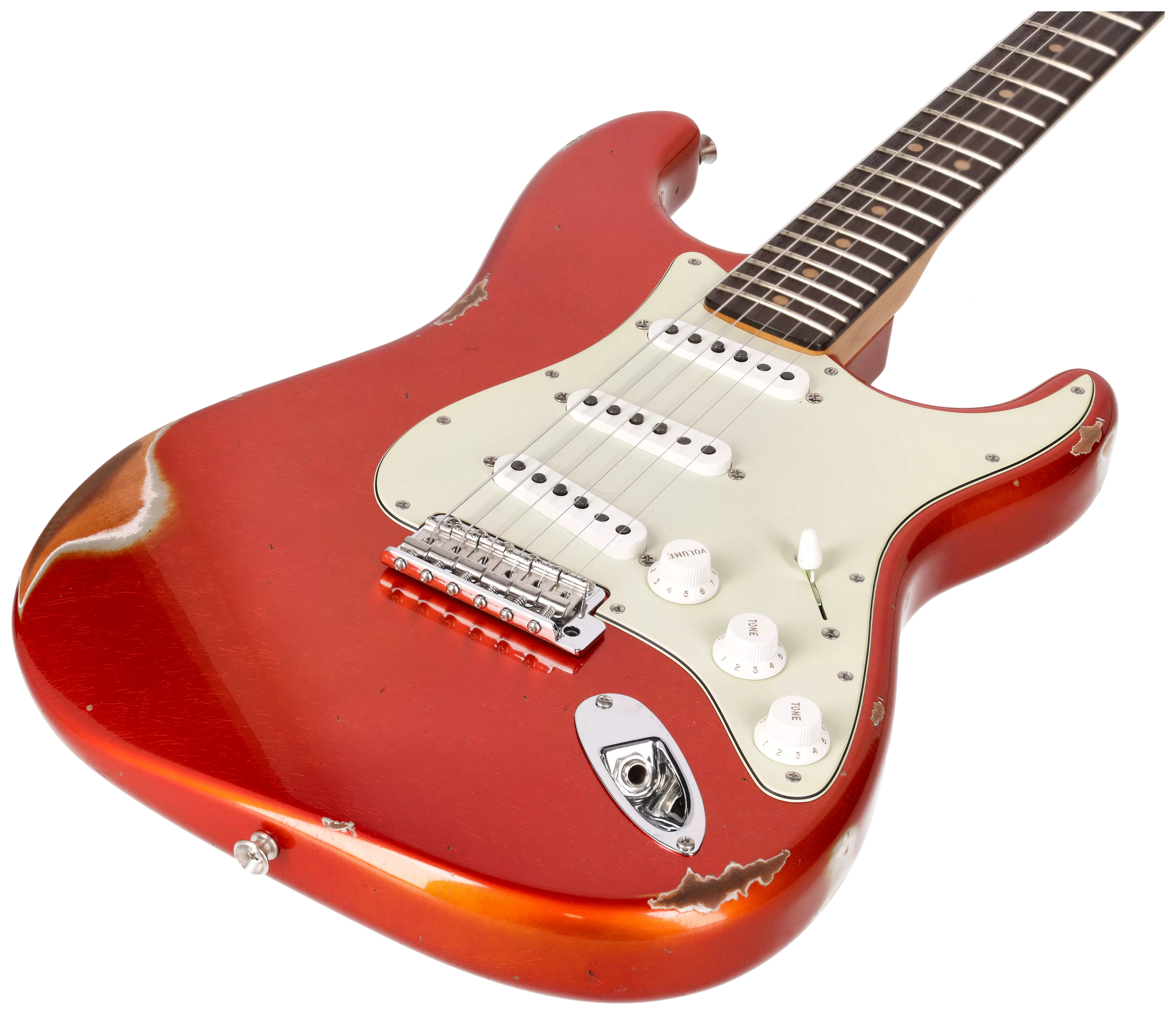 Fender Custom Shop 1963 Stratocaster Relic Aged Candy Tangerine Metallic #1 5