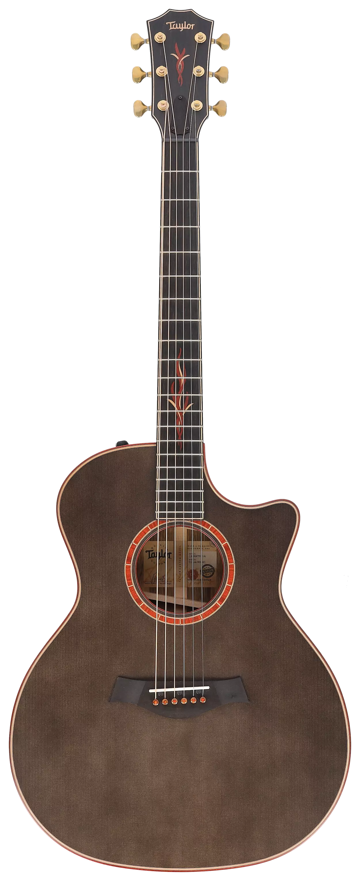 Taylor Custom GA C14ce Black Limba/Lutz Spruce #21
