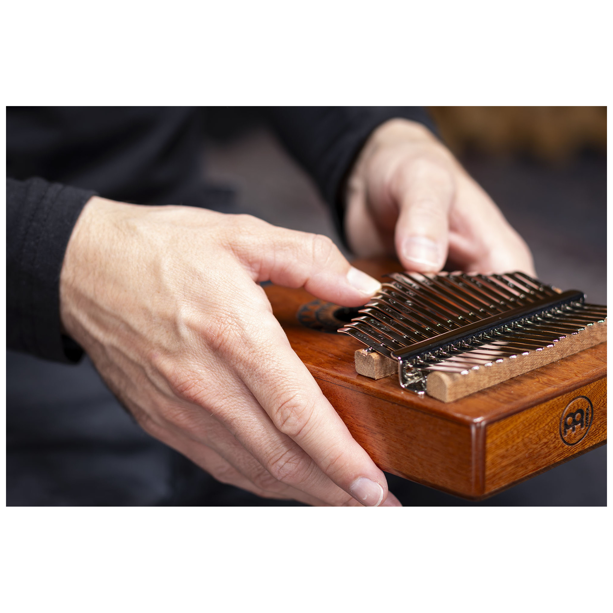Meinl Percussion KA17SU - Sound Hole Designer Kalimba, Sun 12