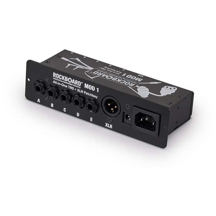 RockBoard - RockBoard MOD 1 V2All in One TRS XLR IEC Barrel Patchbay
