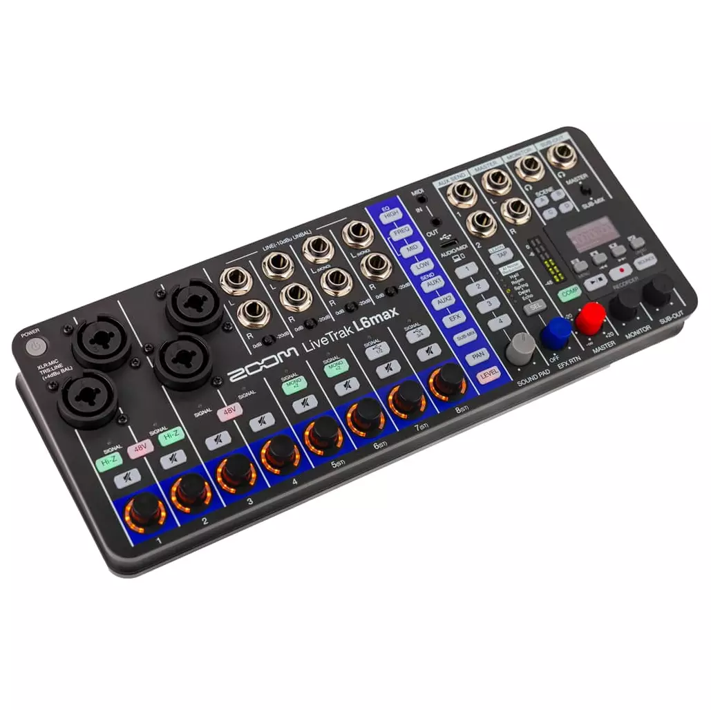 Zoom LiveTrak L6max 6