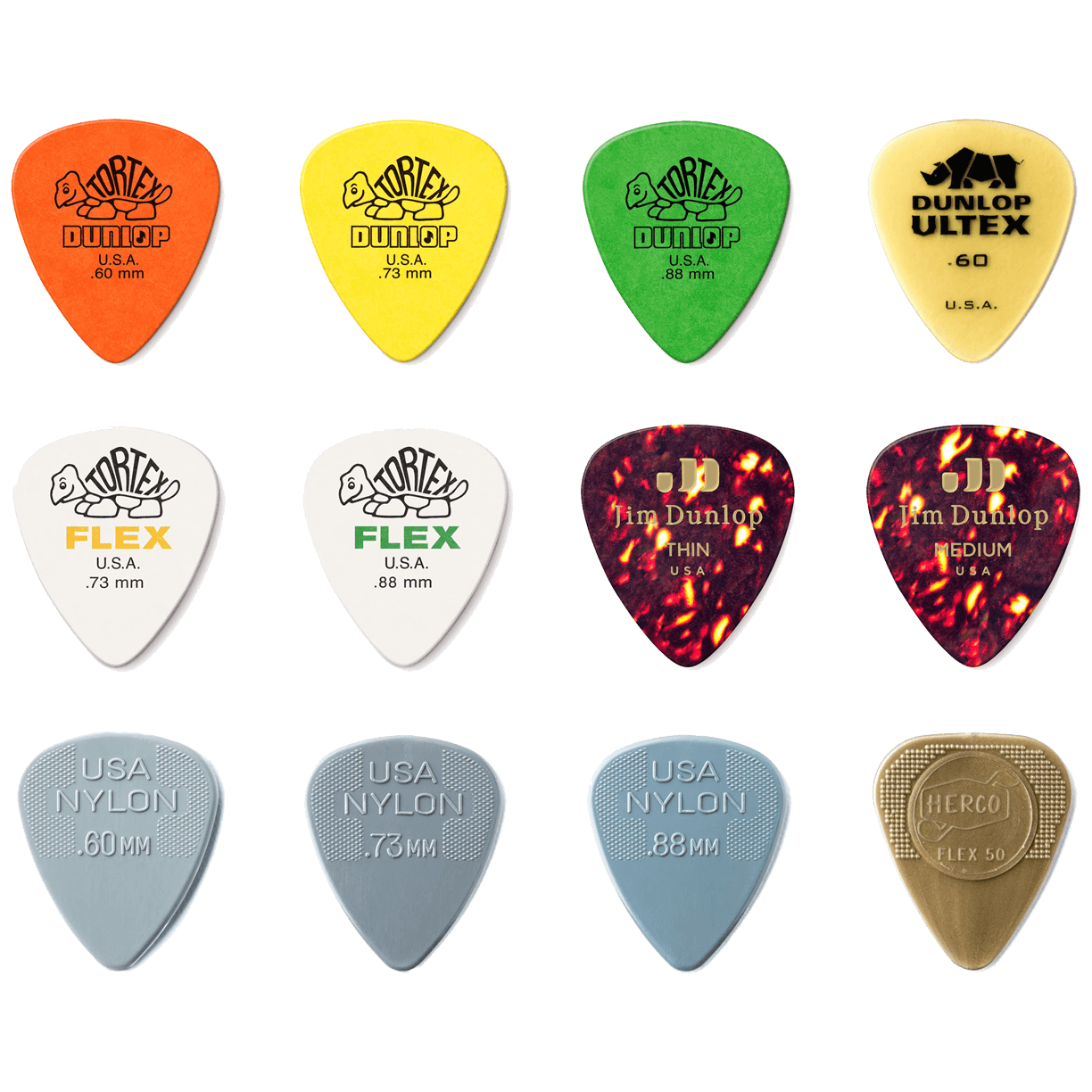 Dunlop Variety Pack Jazz Acoustic Player's Pack 12 Stück 2