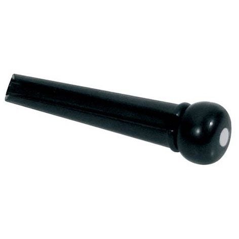  2086 12x Bridge Pins (black/white dot)