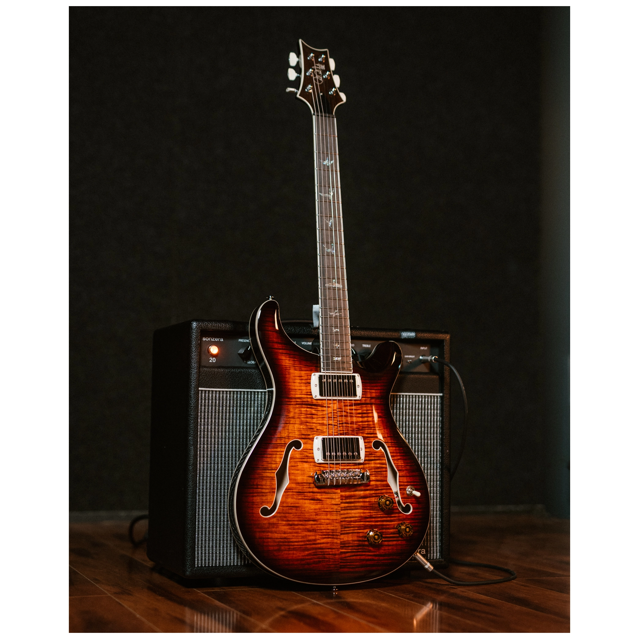 PRS SE Hollowbody II Piezo OB 8