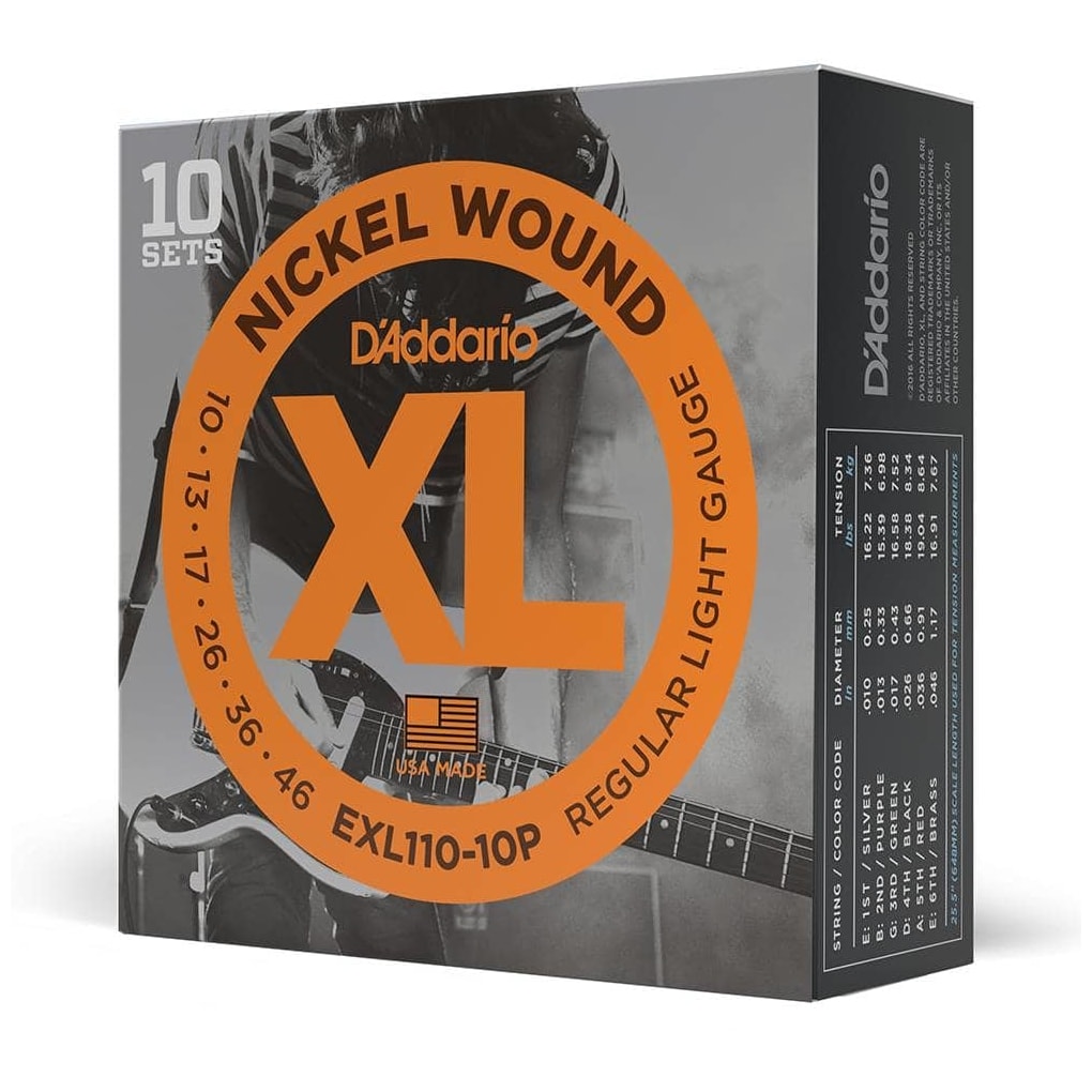 D’Addario - D’Addario EXL110-10P - XL Electric Nickel Wound 10er Pack 010-046 - 3