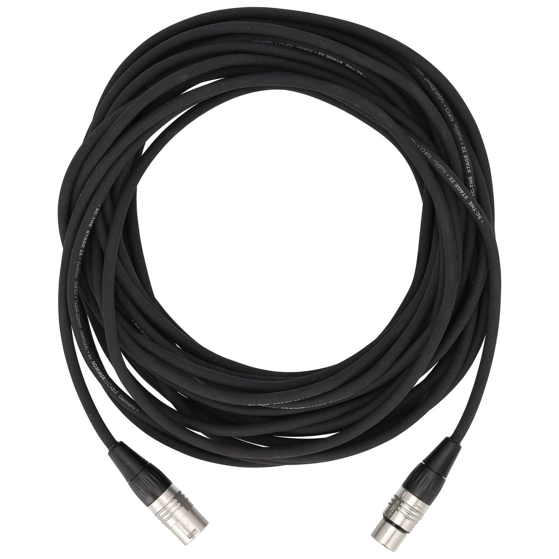 Sommer Cable SGHN-1500-SW Stage 22 Highflex XLR Male - XLR Female 15 Meter
